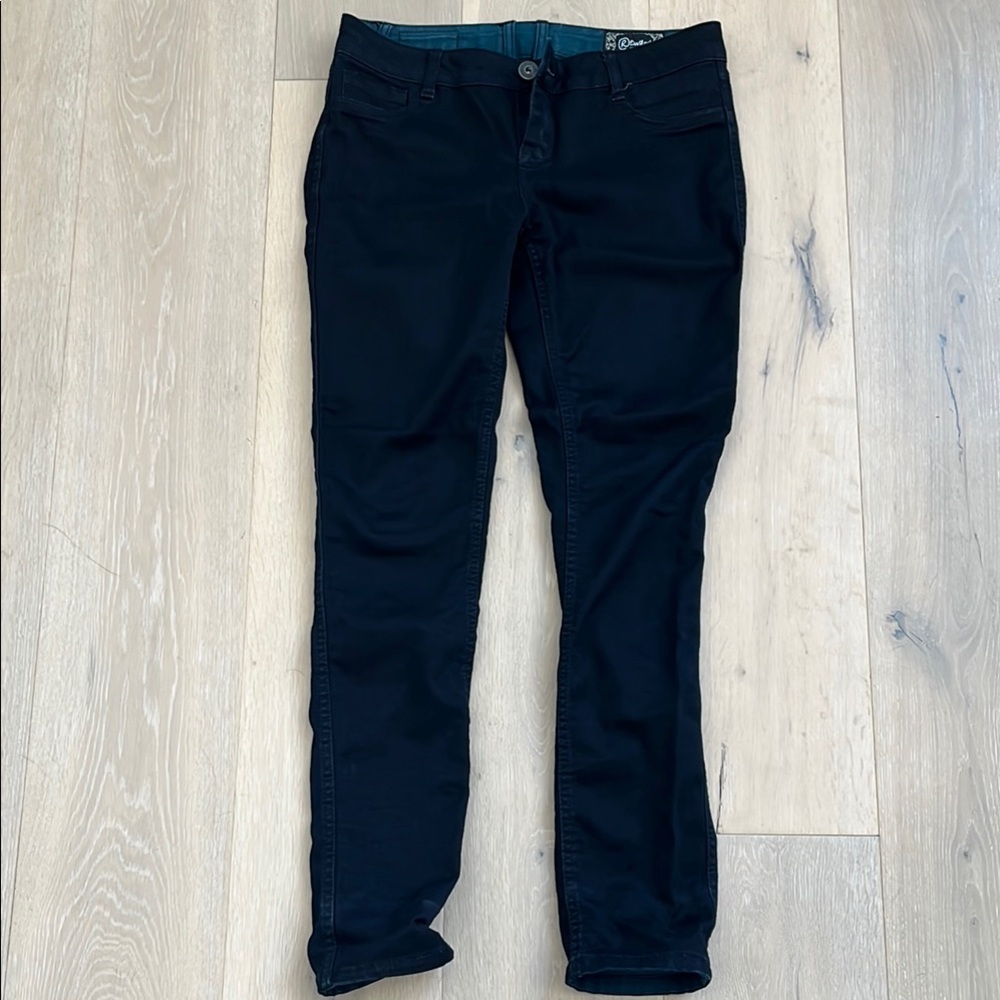 Junior’s Reversible Black/Dark Green Skinny Fit Pants